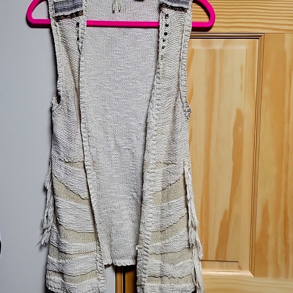 Boho style BKE vest cardigan